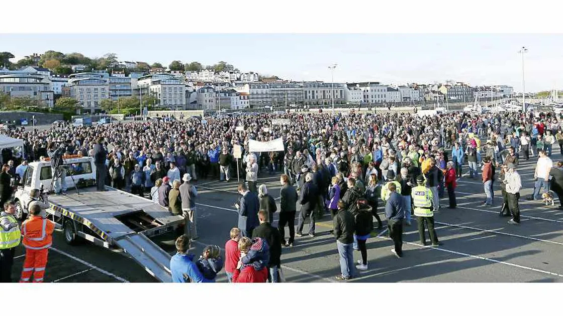 Thousands turn up to North Beach protest