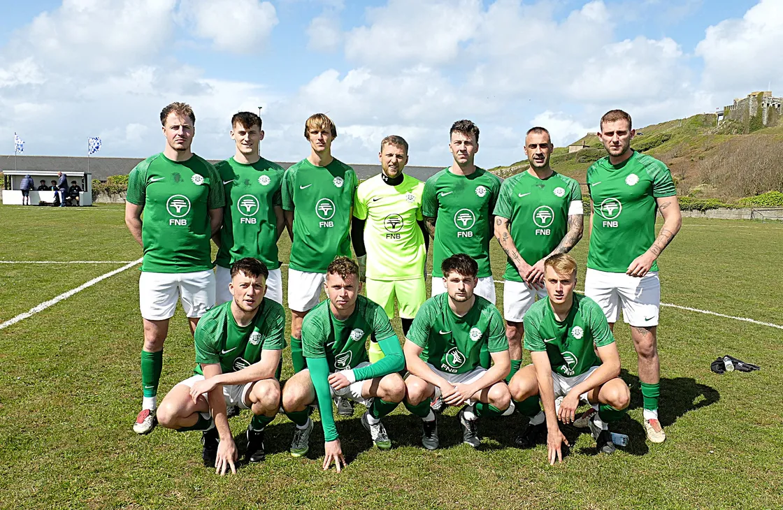 Guernsey’s squad on the day was drawn from GFC and four different Priaulx League clubs.