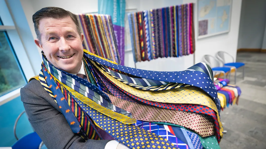 The deputy Greffier has now clocked up a different tie for almost 350 days in order to raise funds for Victim Support