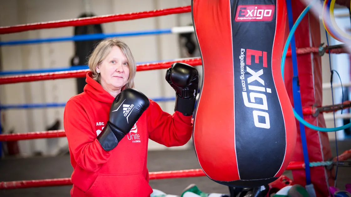 The Amalgamated Boxing Club is in need of renovation and is looking for sponsors to help with the funding. Mandy Hobart is the boxing development officer. (Picture by Peter Frankland, 32053303)