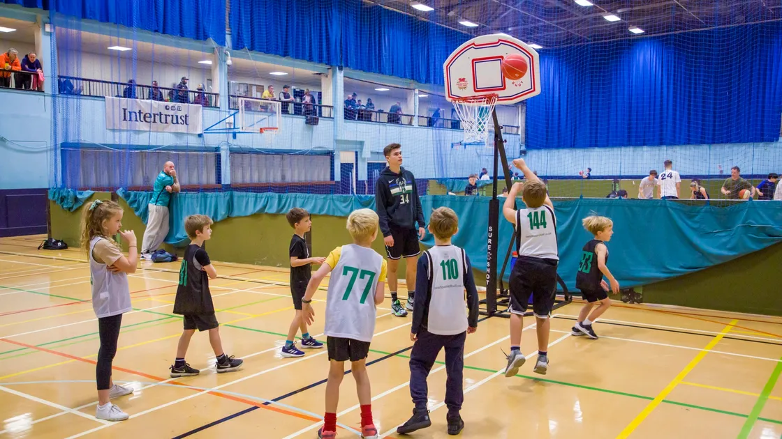 The Sir John Loveridge Hall is heavily utilised by various sports throughout the day. (Picture by Sophie Rabey, 28810085)