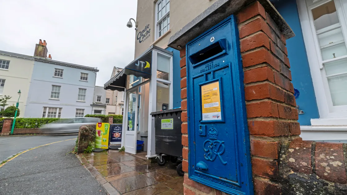 This postbox at Candie Cache Stores is one of a select few across the island which has been saved from closure following public consultation