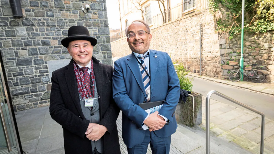 Deputies Carl Meerveld and Chris Blin, members of P&R’s offshore wind sub-committee.