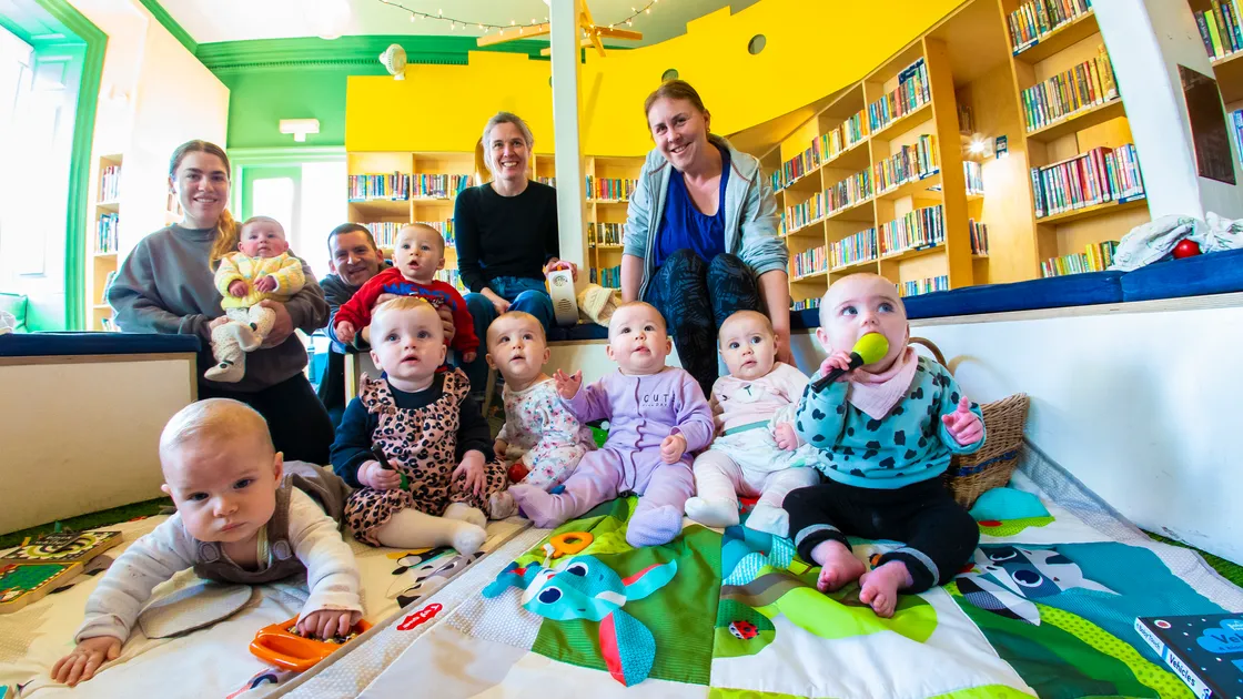 The baby reading group at the Guille-Alles Library contributed to a bumper year of use during 2025.