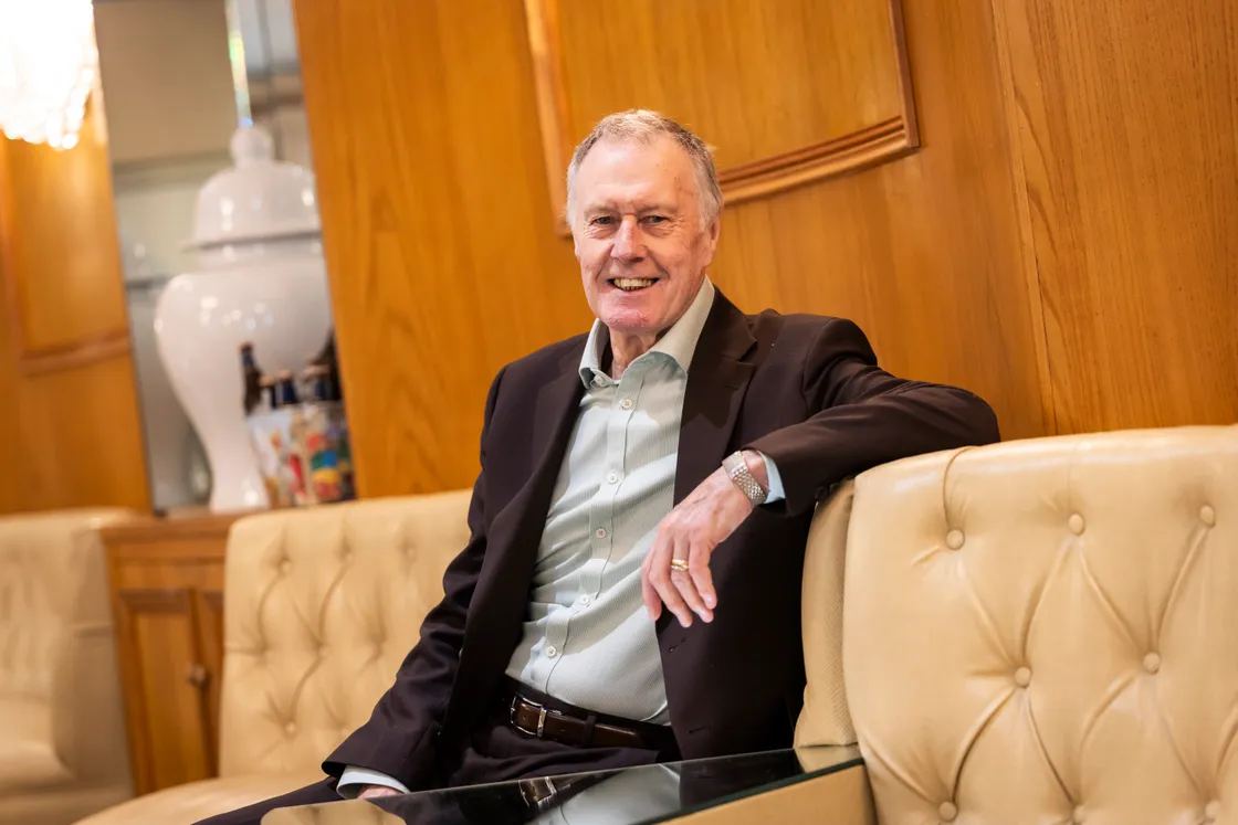 England World Cup legend Sir Geoff Hurst spoke at a lunch in January.