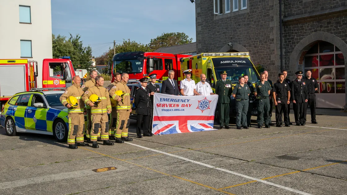 Staff from the blue light and other emergency services marked the annual Emergency Services Day at the Fire Station on Saturday. (Pictures by Luke Le Prevost, 32514793)