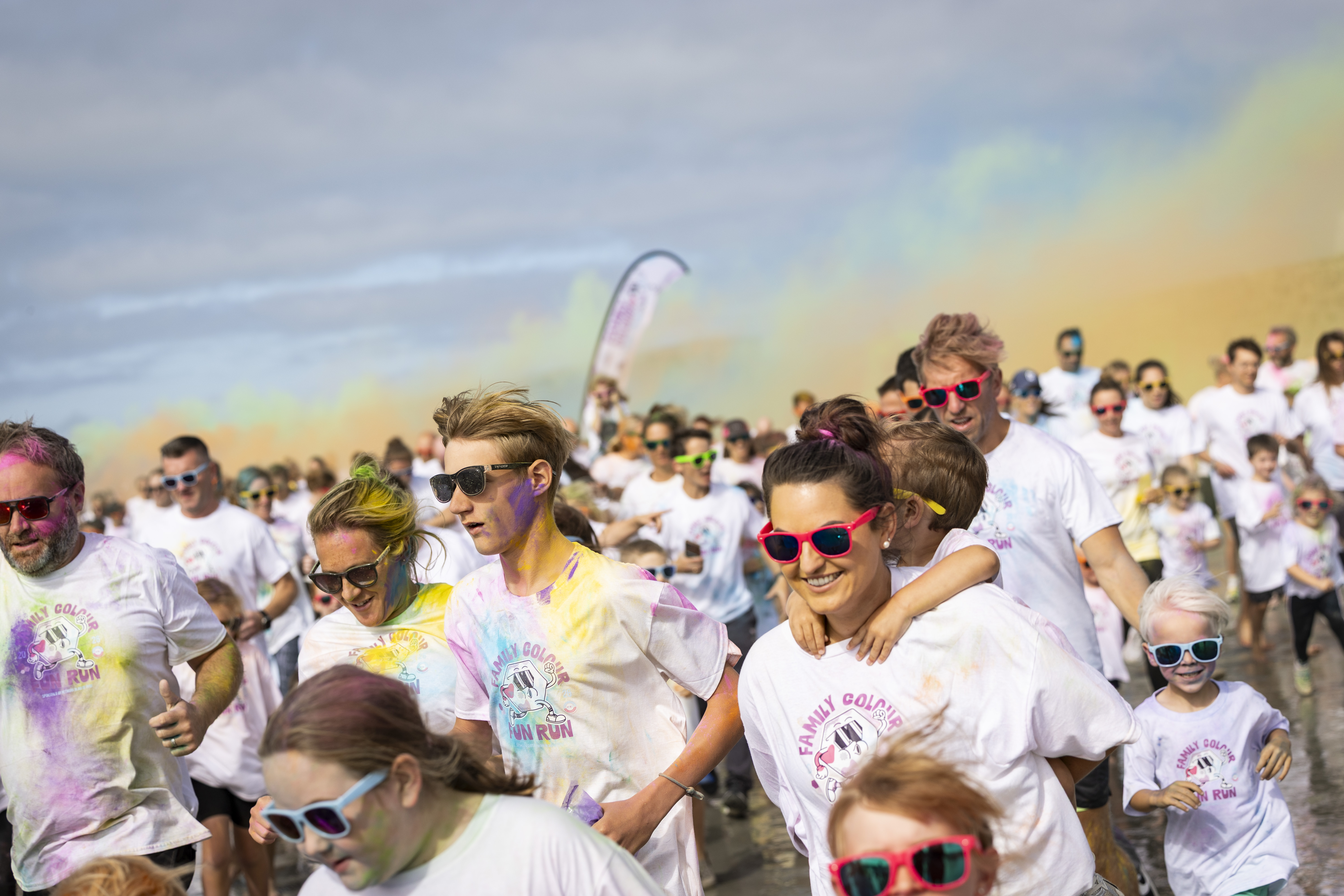 ‘Families of all ages came down and got messy with paint’