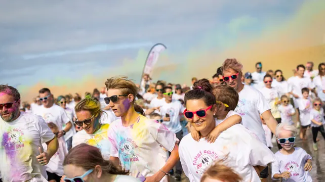 ‘Families of all ages came down and got messy with paint’