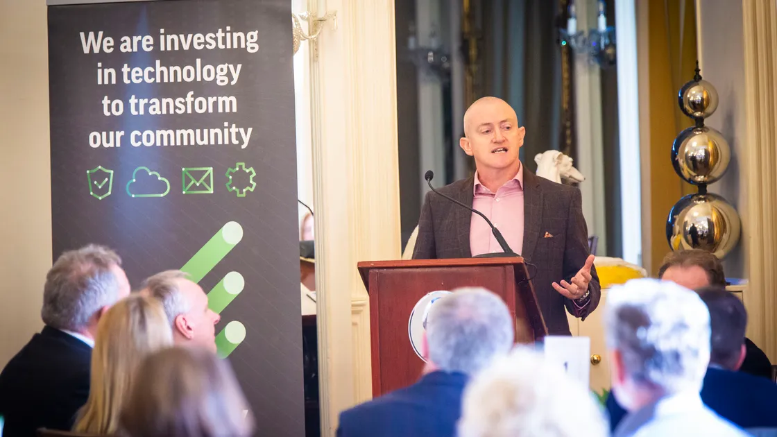 Richard Hanrahan, Agilisys Guernsey chief executive. (Picture by Sophie Rabey, 28473559)