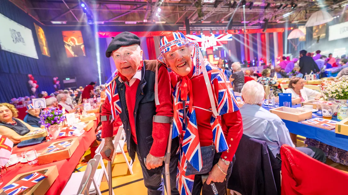 Malcolm and Anne Mauger were among those enjoying yesterday’s Specsavers Liberation Tea Dance at Beau Sejour. 								 (Picture by Sophie Rabey, 34744561)