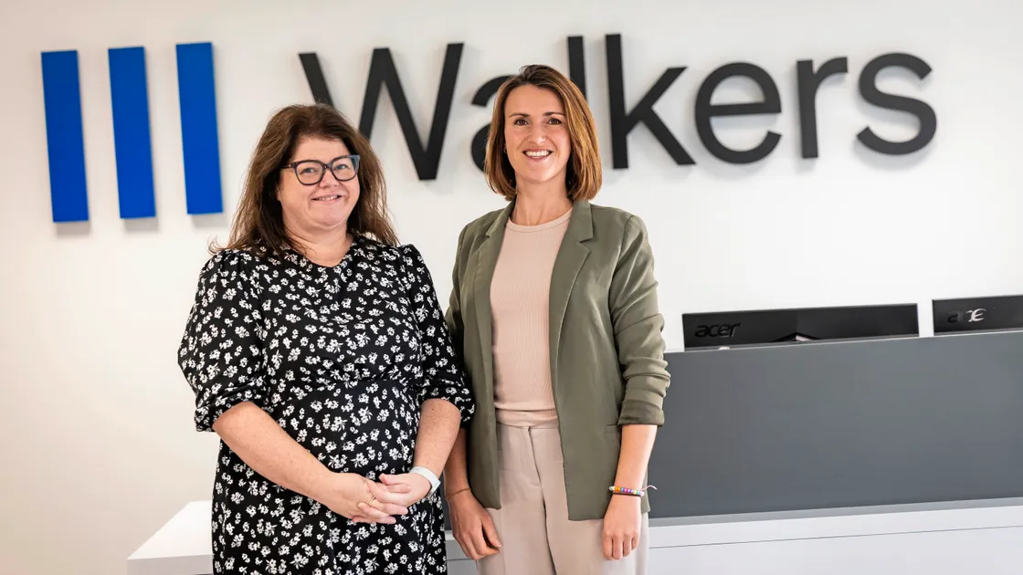 Camilla Hobbs, left, and Jessica Robinson from Walkers have set up Rooted and Rising, a monthly support group in Guernsey for mothers returning to work after maternity leave. The first session is on Monday lunchtime at the  Guille-Alles Library. 					 (Picture by Sophie Rabey, 34582251)