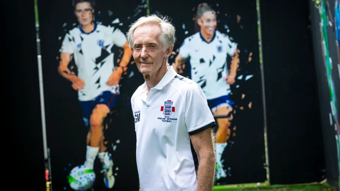 Guernsey’s Geoff Martel will lead England O75s against Germany O75s on the 60th anniversary of England’s 1966 World Cup triumph.