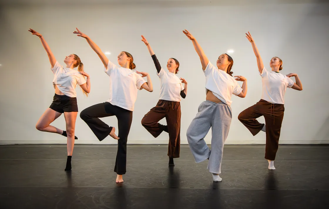 Held ahead of the encore performance of Land & Sea on Sunday, the free workshop gave local dancers the chance to learn the production’s choreography.