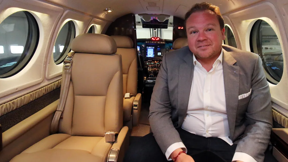 Nick Magliocchetti from Waves said the business will aim to build its fleet of aircraft, employ more staff and to continue fundraising in the coming months as flights cease until September. (Picture by Steve Sarre, 21848611)