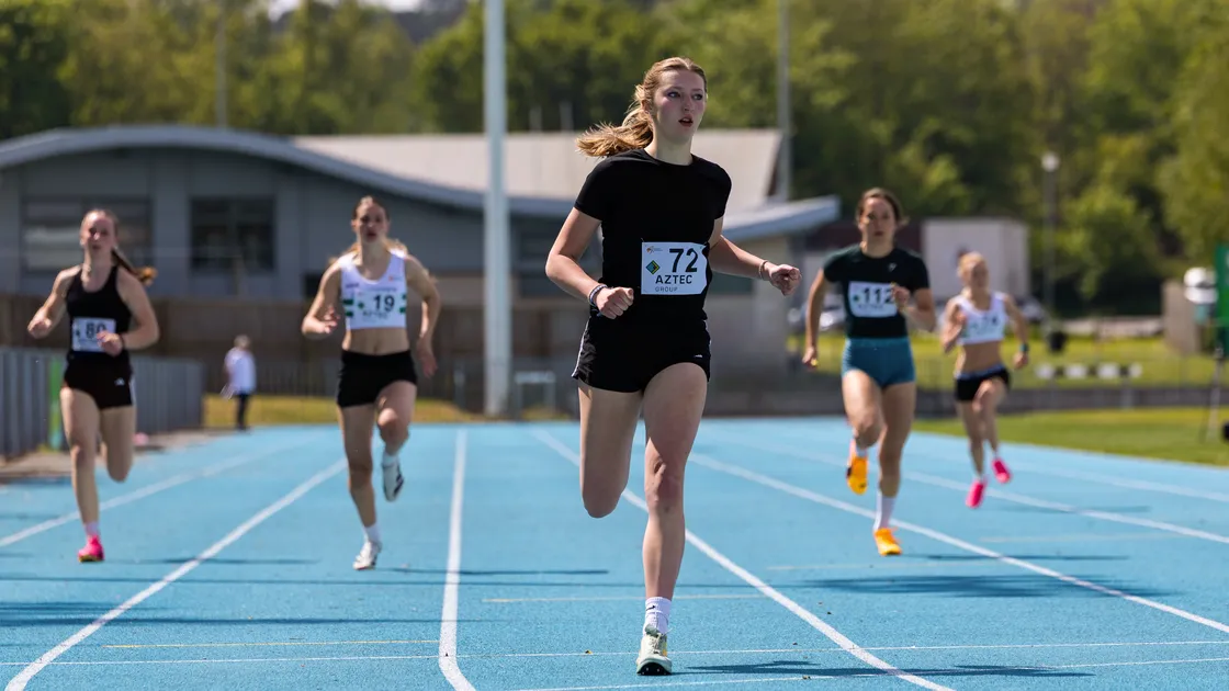 Record-breaker Amelie Van Heerden.