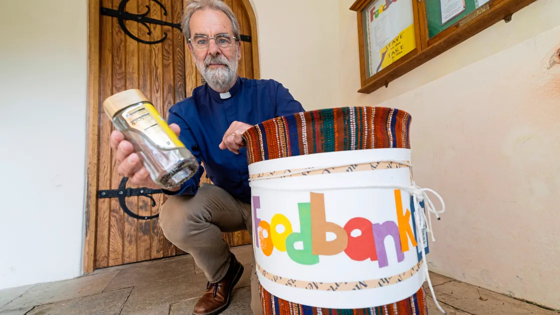 Pictured is parish priest the Rt Rev. Nick Drayson