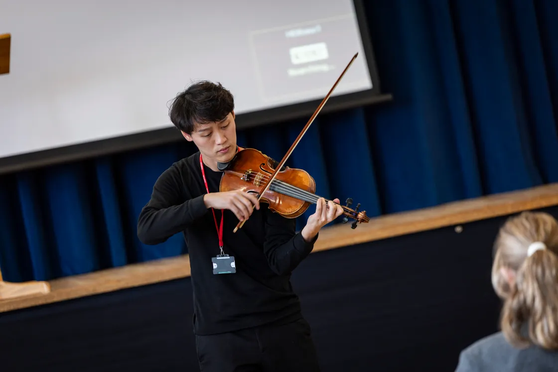 Violinist Kelvin Ng