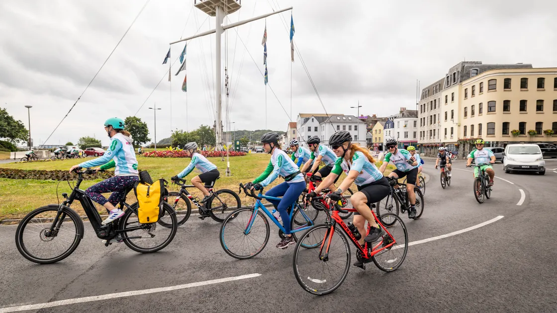 The Rock to Rocque cycle ride also marked the end of the 30/30 Cycling Challenge, which sees riders cycle at least once a day for 30 days.
