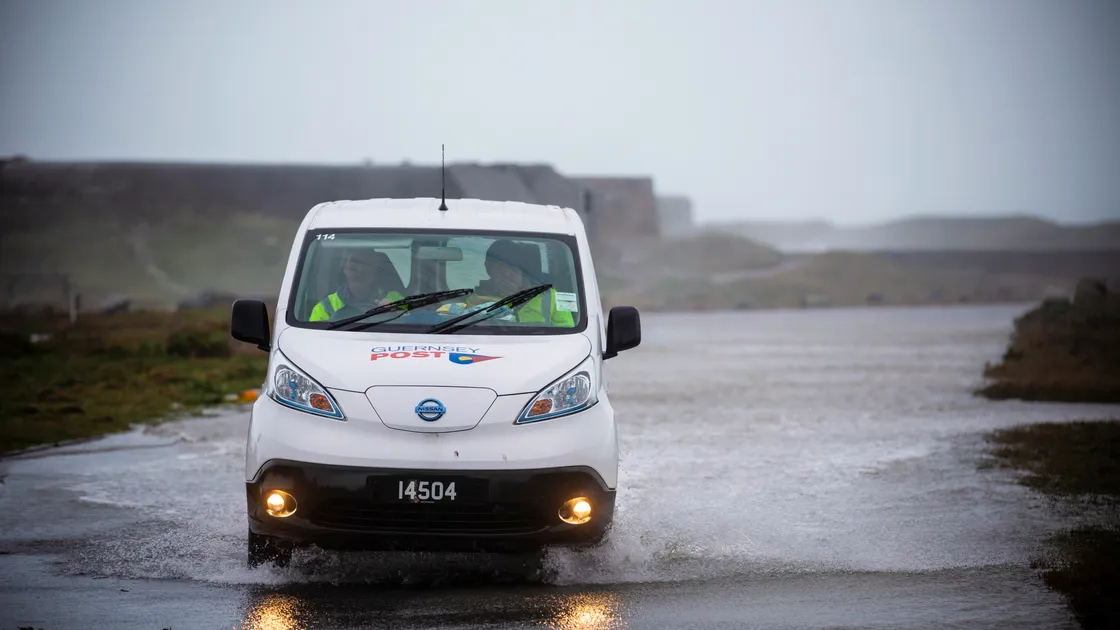 Picture By Peter Frankland. 13-02-20 Strong winds and high tides cause problems on the west coast again. (27166698)