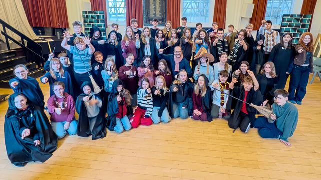 Harry Potter stage star visits college production