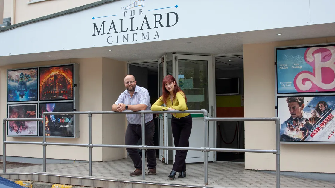 Justin Guilbert with Guernsey Film Festival co-organiser Charlotte Dawn Potter. (32470857)