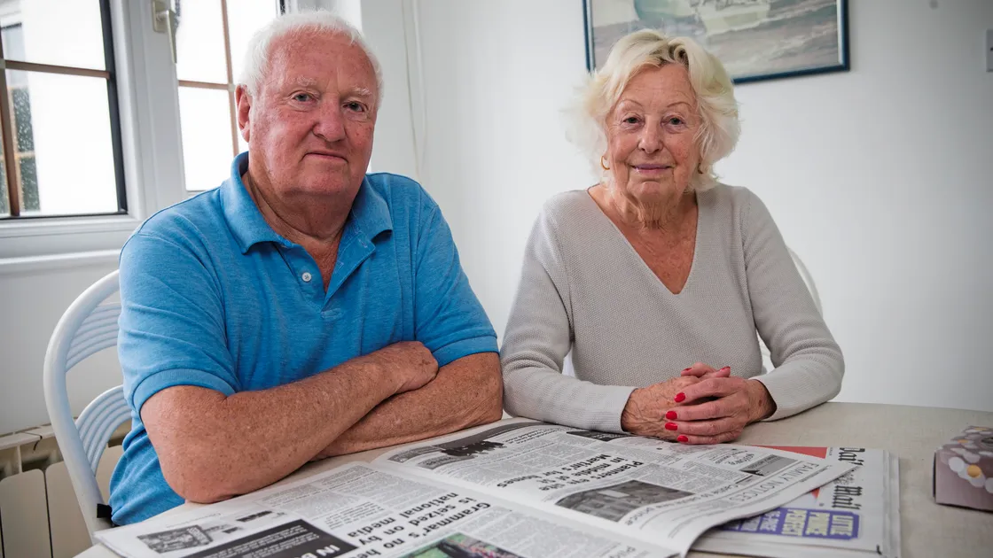 Tony and Anne Smith have lived in Grande Rue for 28 years.  (Picture by Peter Frankland, 21280053)