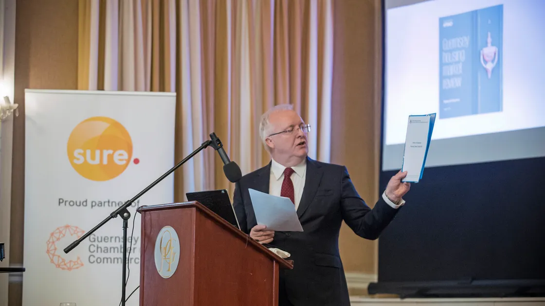 Charles McHugh at the Chamber lunch at the OGH. (Picture by Peter Frankland, 23155284)