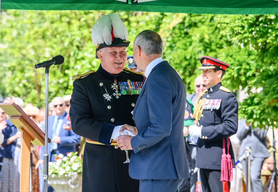 Ian Brown was made an MBE for his cycling accomplishments and charity work.