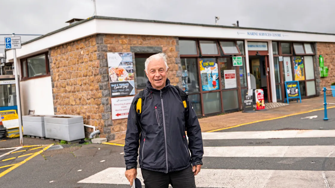French sailor Xavier Ferrand, who has been visiting Guernsey for 50 years, loves the local marine facilities