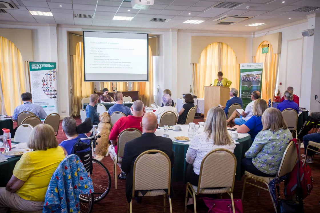 Guernsey Disability Alliance members meeting at Les Cotils. (28399921)