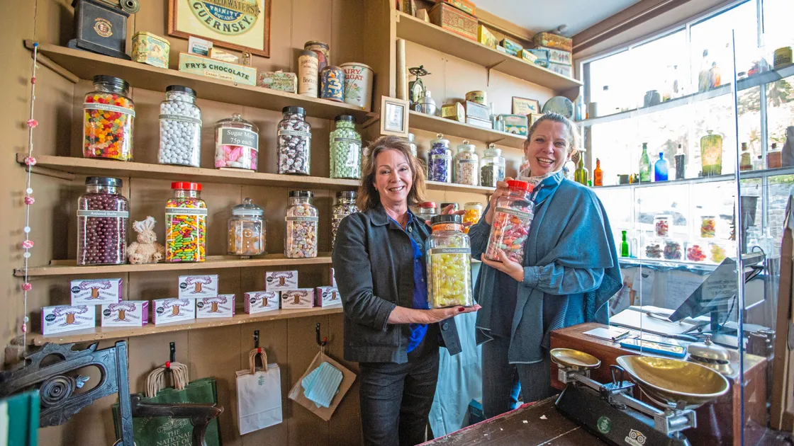 National Trust vice-president of Sara Lampitt, left, and Victorian Shop and Parlour manager Caroline Drake at No. 26 Cornet Street. (Picture by Luke Le Prevost, 30647116)
