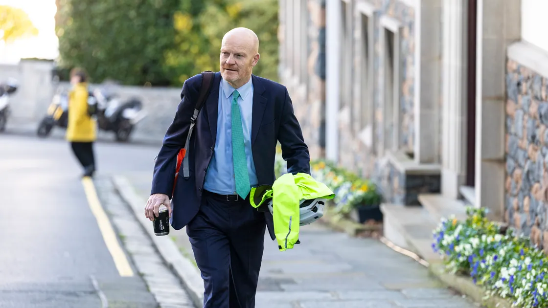 Deputy Gavin St Pier was spared a threatened 25-day suspension by the States yesterday after six hours of debate