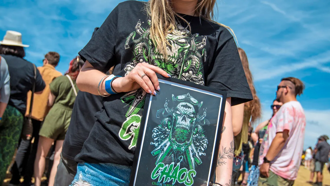 Summer Dodd won best leg sleeve in the tattoo competition.(33376814)