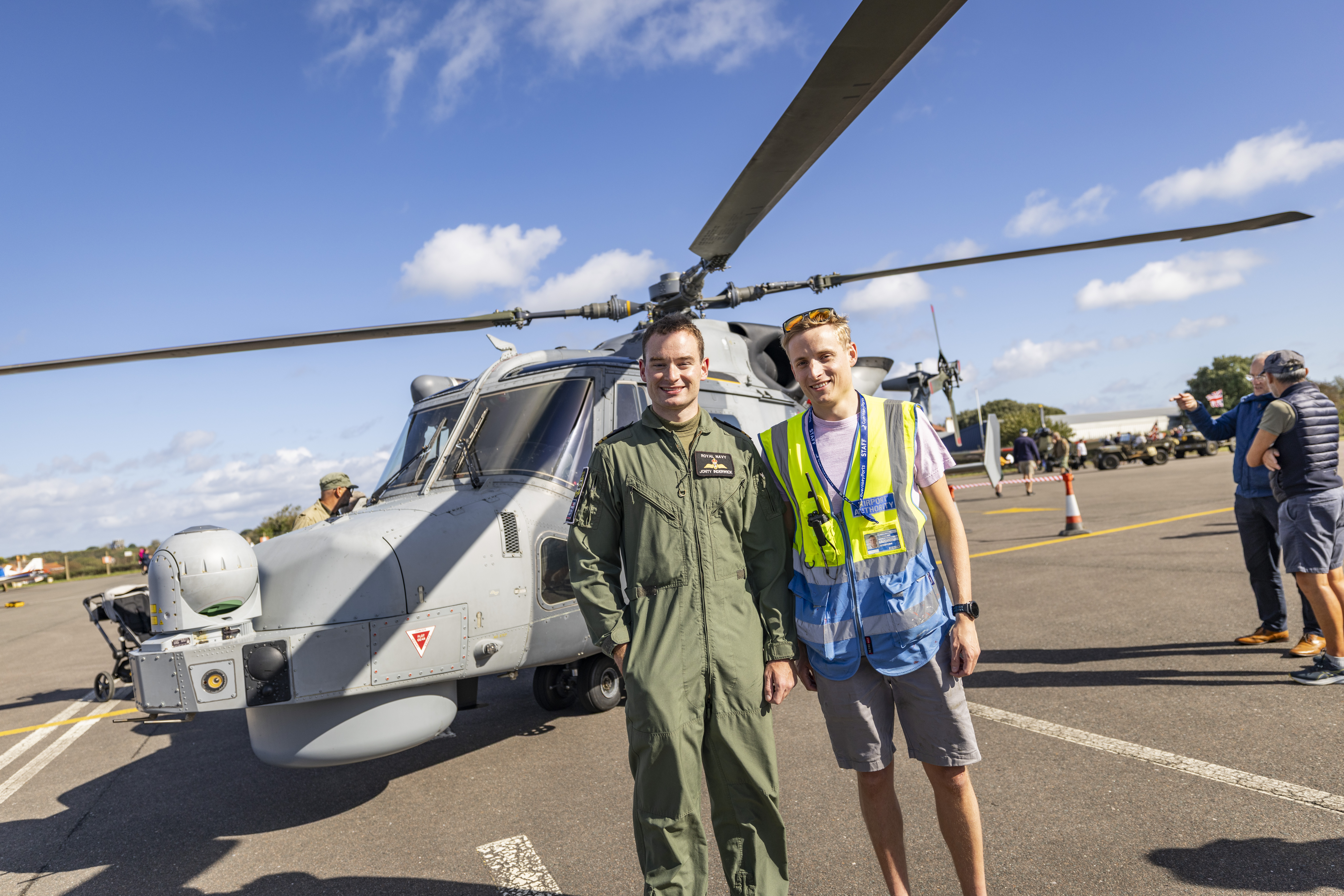 Wildcat helicopter visit for Meet the Pilots is a family affair