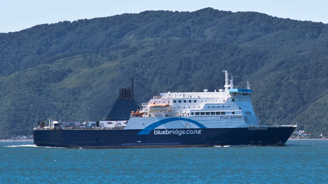 MV Straitsman is currently operating between New Zealand’s North and South Islands.