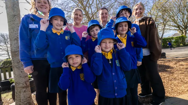 Sun safety ticked off at St Martin’s with new uniform bucket hats