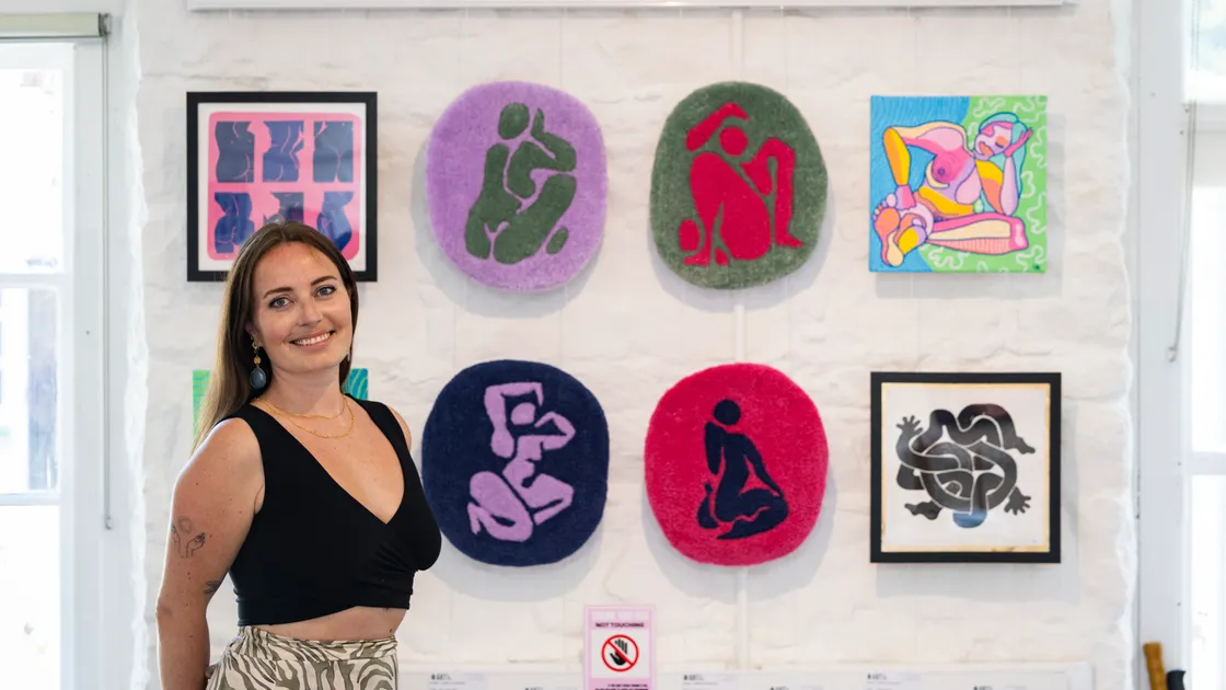 Caitlin Grupping’s exhibition at Art at the Park is called Form