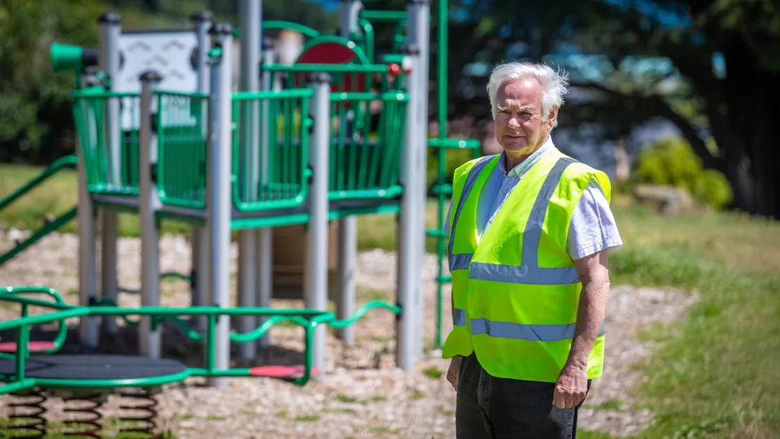 St Sampson's constable Paul Le Pelley said parish officials and Guernsey police kept an eye on Delancey Park and called reports of razor blades glued to children's play equipment as misinformation. (Picture by Peter Frankland, 28444811)