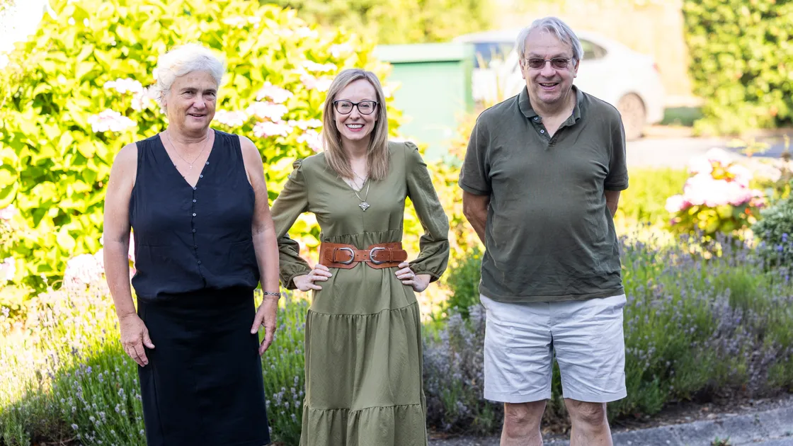 Left to right, Wigwam chairwoman Susie Gallienne, Lorna Higgins-Bare, co-founder of online support group Autism & Me, and Autism Guernsey chairman Andrew Warren.