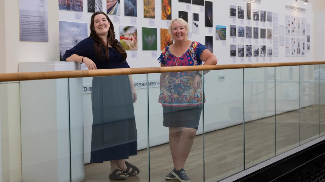 Guernsey Arts community and public realm officer Jade Kershaw, left, with Rotary Guernsey youth service lead Julie Bulpitt, who is coordinating the competitions.