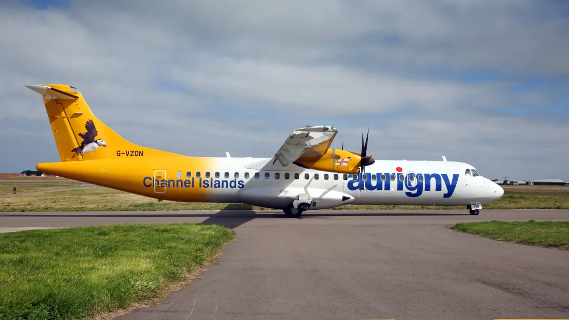 G-VZON during its time in the Aurigny fleet. (27263283)