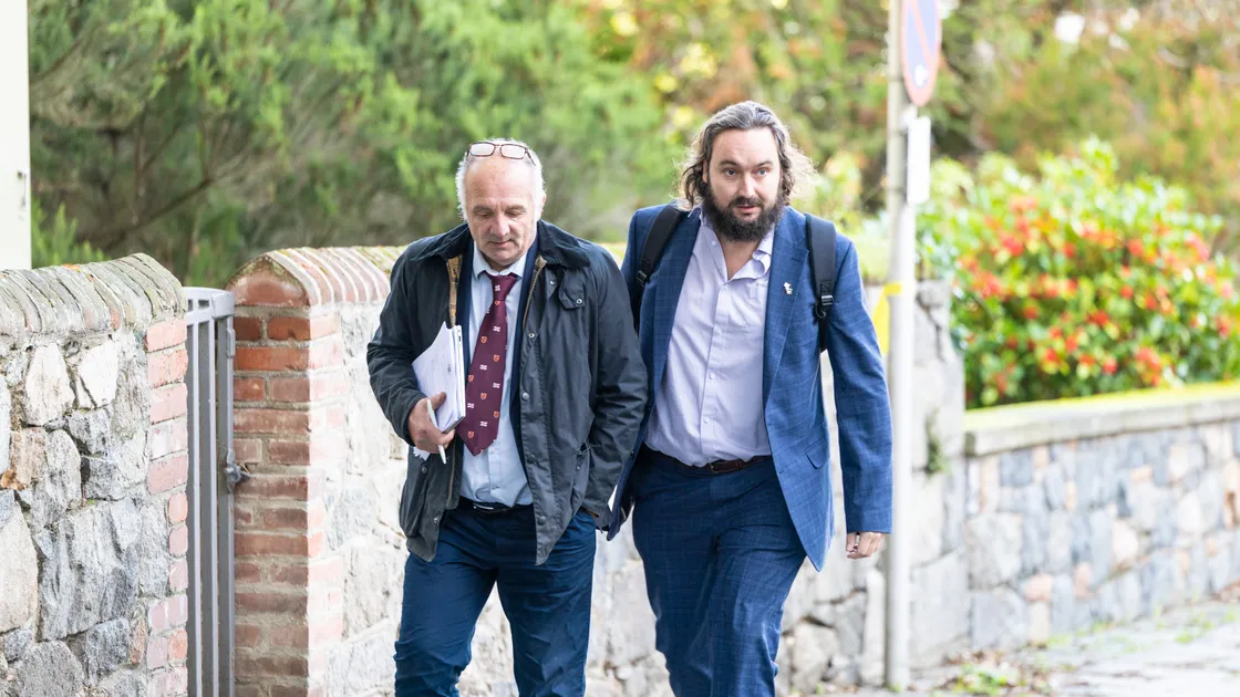 Development & Planning Authority president Neil Inder, left, and the authority’s vice president Lee Van Katwyk