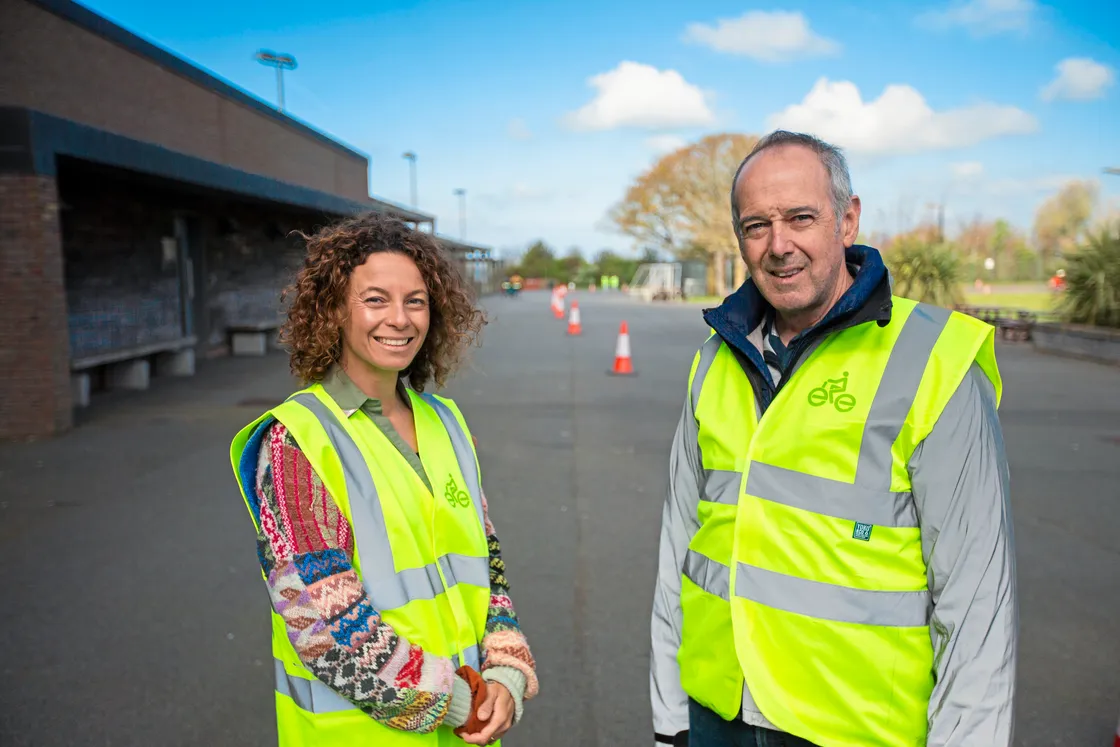 The founders of Wheels for You and organisers of yesterday’s event, Caroline Barby and Ian Brown. (33162224)