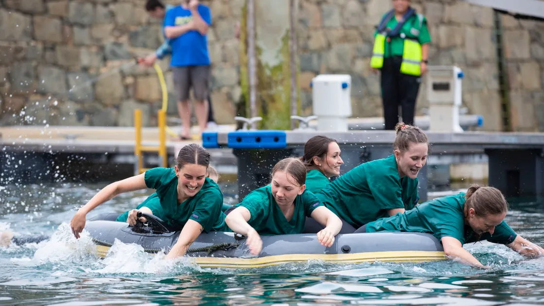 Winning style, the team from Isabelle Vets. (Pictures by Peter Frankland, 29977573)