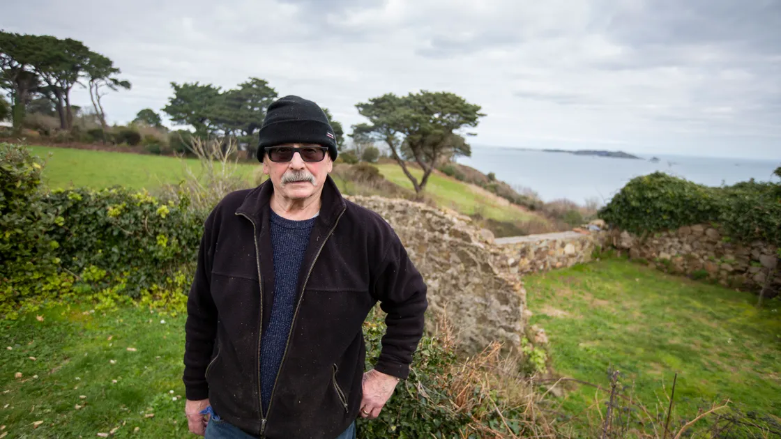Jerbourg resident Phil Jonkmans said he was glad the Batterie Strassburg site in the area has been given a Grade A Status as a protected building. (Picture by Luke Le Prevost, 31792497)