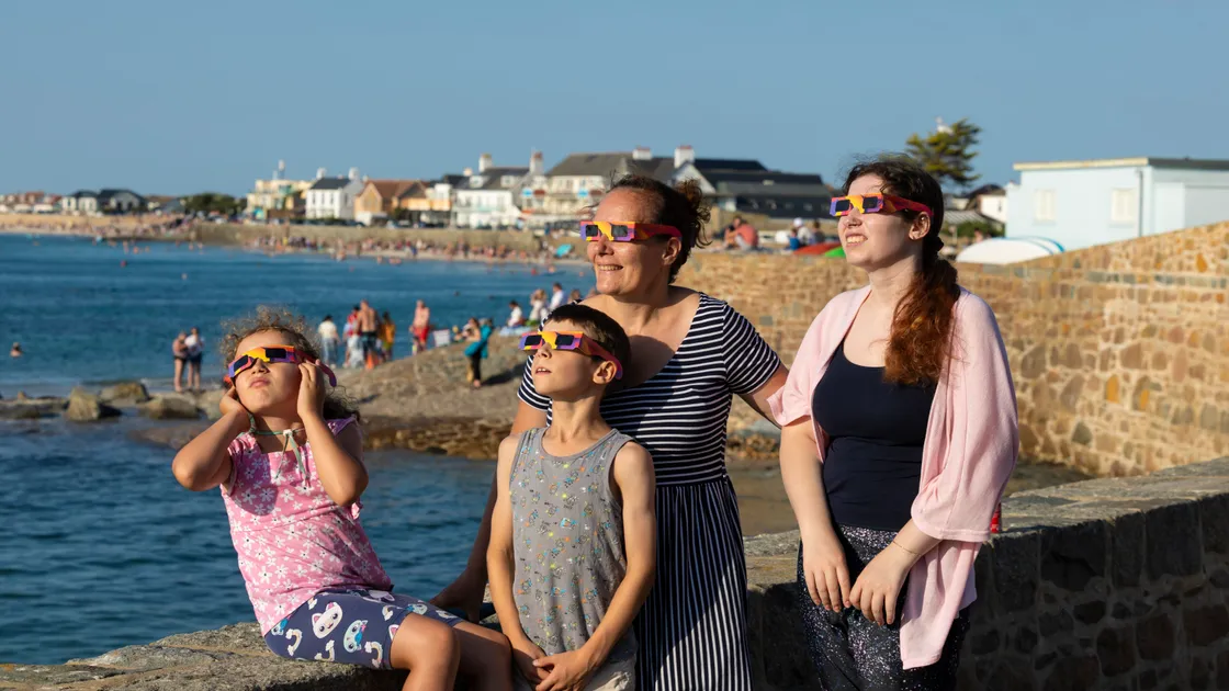 Tamara O’Brien at Cobo with her children, left to right, Caoimhe, Ethan and Chenille.