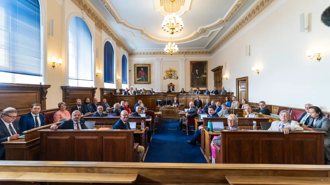 ‘Thirty-eight deputies. Annual wage bill £2.1m. Four years. Total £8.4m., and that is without any voting for pay increases in the next four years’