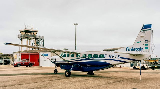 Finistair flights linking Alderney and Jersey to return
