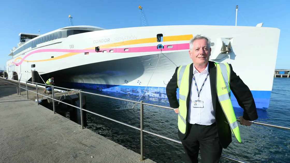Condor Ferries' CEO Paul Luxon is optimistic about travel to the Channel Islands this summer. (Picture by Adrian Miller, 29266031)