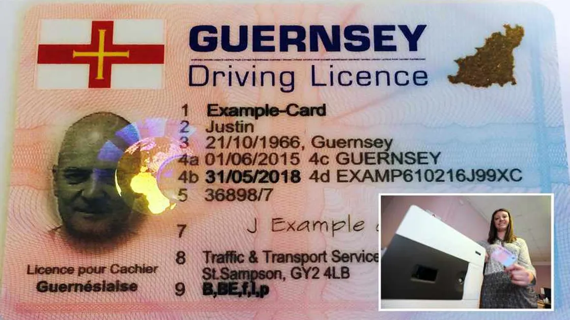 Driving licences engraved by laser